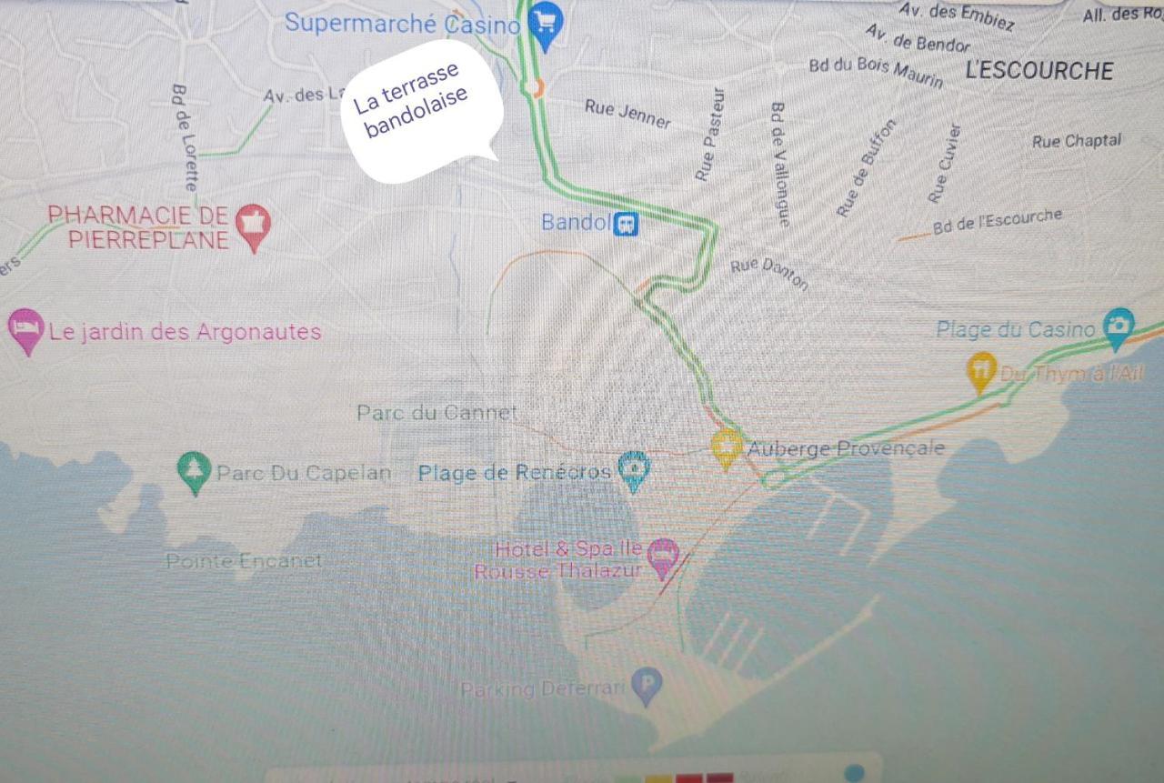 La Terrasse Bandolaise Tout A Pied, Wifi, Clim, Parking Экстерьер фото